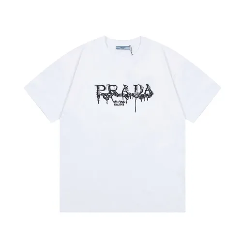 Prada Luxury Brand Men Womens Short Sleeve T-Shirt   