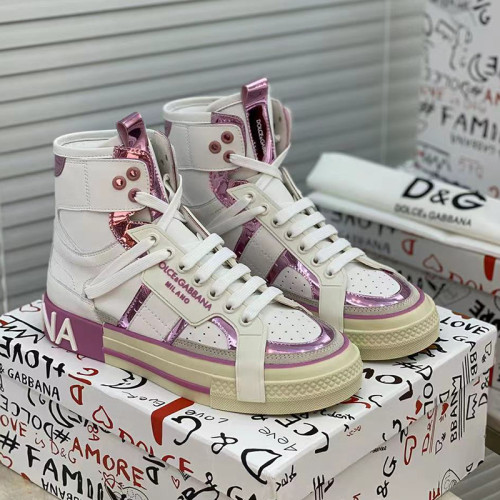 Dolce&Gabbana Men Shoes Sneakers Luxury Brand Calfskin Custom 2.Zero sneakers in Mixed Materials CS1973AQ7128S453 with Original Box  