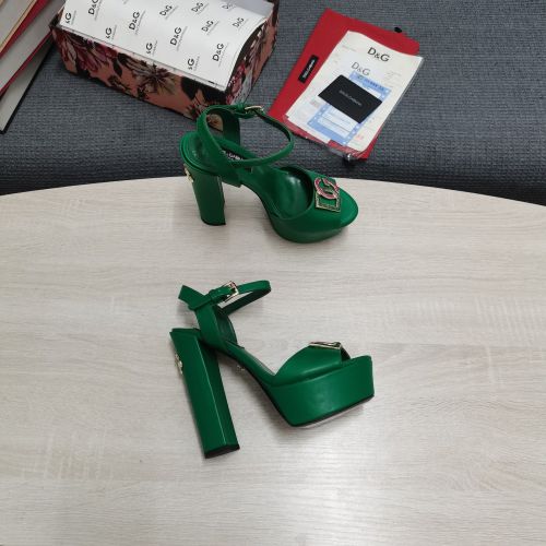 Dolce & Gabbana Womens Shoes Sandals Pumps Lurex Sandals with Original Box Heel 15cm