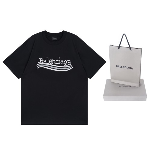 Balenciaga Luxury Brand Women Mens Short Sleeve T-Shirt   