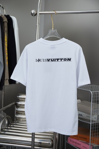 Louis Vuitton Luxury Brand Men Womens Short Sleeve T-Shirt Graphic Cotton T-Shirt   