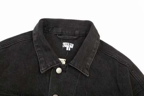 Loewe Men Womens Jackets Denim Luxury Brand Mens Jackets Top Quality   