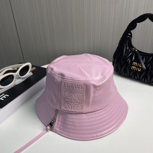Loewe Womens Bucket Hat Luxury Brand Design Loewe Hats Fisherman hat in nappa calfskin with Original Box  