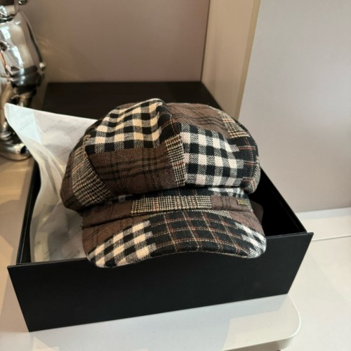 Burberry Womens Cap Beret Hat Luxury Brand with Original Box  