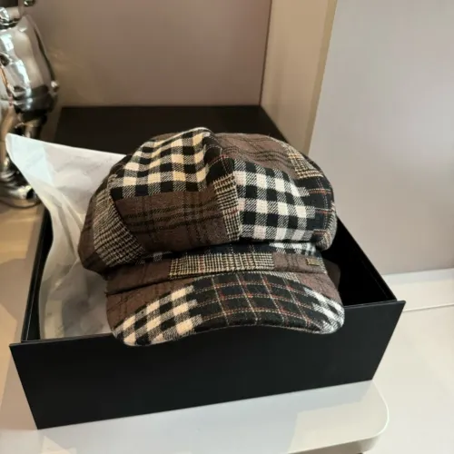 Burberry Womens Cap Beret Hat Luxury Brand with Original Box  