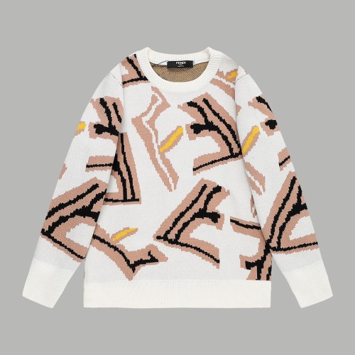 Fendi Women Mens Sweater Knitwears Luxury Brand Mens Knitwear Top Quality   