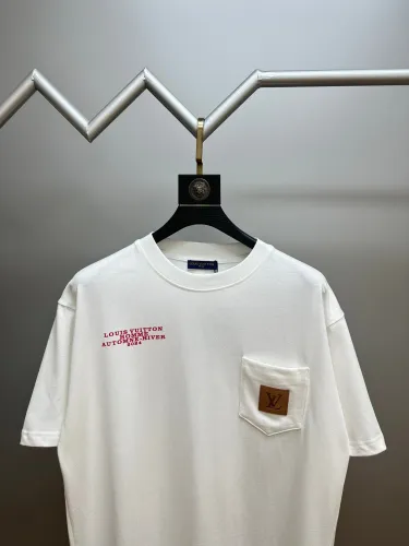 Louis Vuitton Luxury Brand Men Womens Short Sleeve T-Shirt   