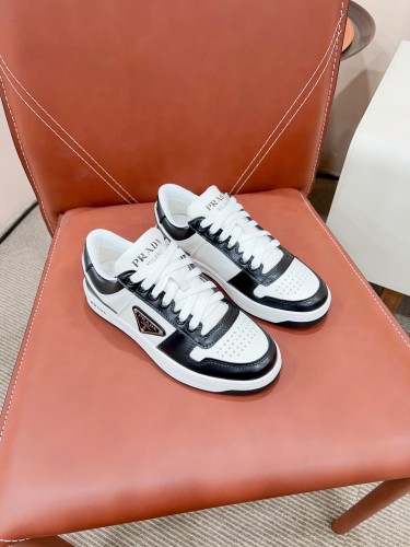 Prada Mens Shoes Casual Luxury Brand Breathable Sneakers with Original Box Downtown leather sneakers 2EE364_3LKG_F098Z with Original Box Whatsapp