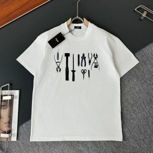 Fendi Luxury Brand Women Mens Short Sleeve T-Shirt   