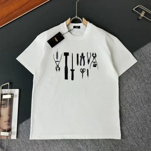 Fendi Luxury Brand Women Mens Short Sleeve T-Shirt   