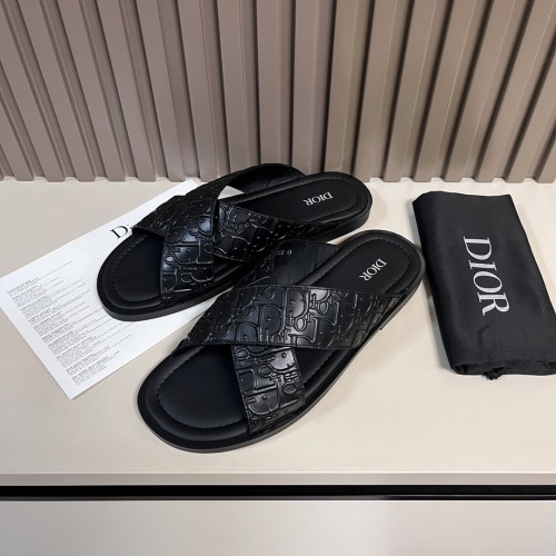 Dior Men Shoes Sandals Luxury Brand Fashion DIOR AQUA SANDAL Black Dior Oblique Jacquard with Original Box 3SA135ZSA_H969 Whatsapp 