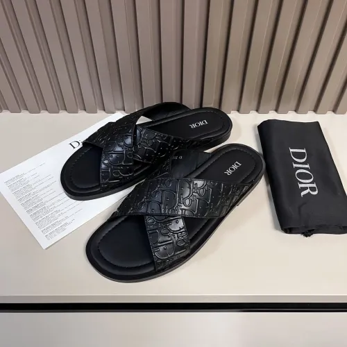Dior Men Shoes Sandals Luxury Brand Fashion DIOR AQUA SANDAL Black Dior Oblique Jacquard with Original Box 3SA135ZSA_H969 Whatsapp 