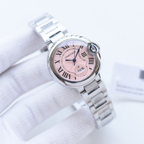 Cartier Womens Watch Luxury Brand Design Fashion Type with Original Box