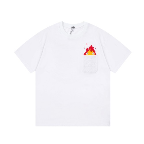 Loewe Luxury Brand Men Womens Short Sleeve T-Shirt   