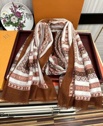 Louis Vuitton Scarves Womens Fashion Scarf with Original Box   
