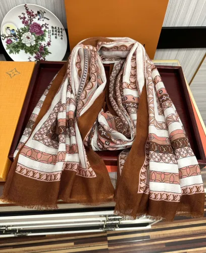 Louis Vuitton Scarves Womens Fashion Scarf with Original Box   