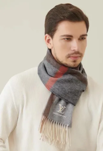 Louis Vuitton Scarves Men Womens Fashion Scarf with Original Box   