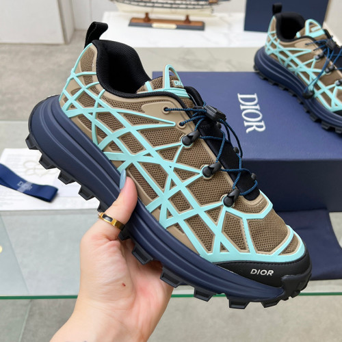 Dior Mens Shoes Sneakers Luxury Brand Breathable Design B31 RUNNER SNEAKER 3SN297ZUV_H561  