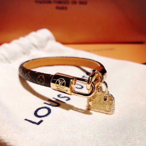Louis Vuitton Fashion Men Womens Bracelet Luxury Brand ALMA BRACELET M6220E Monogram canvas strap with calf leather lining with Original Box