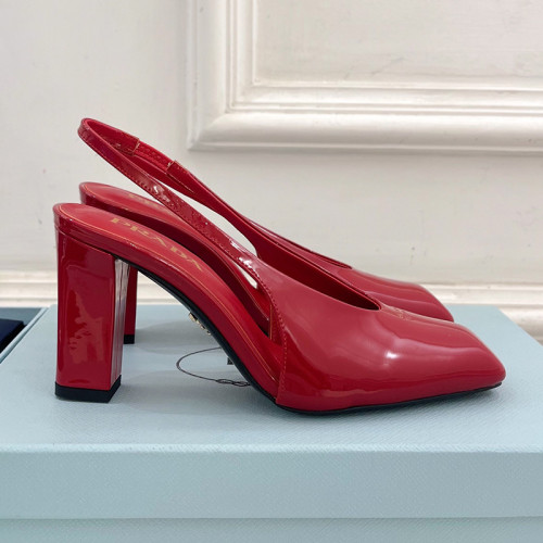 Prada Womens Shoes Sandals Casual Luxury Brand Pumps 8cm Heel with Original Box Whatsapp 