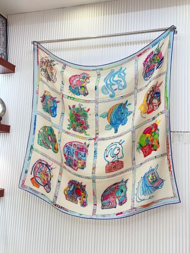 Hermes Scarves Womens Fashion Scarf Shawl 134