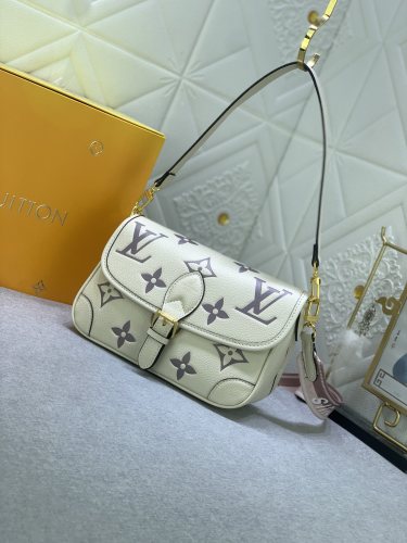 Louis Vuitton Womens Bags Shoulder Bag Luxury Brand Fashion Monogram Empreinte Leather M46584 with Original Box  
