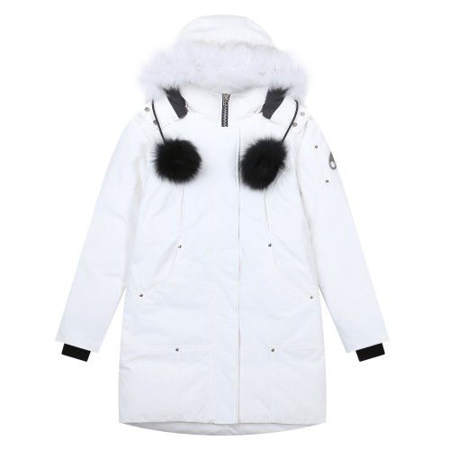 Moose Knuckles Design Mens Womens Winter Windprood Down Jackets Keep Warm 90% White Duck Down Thick