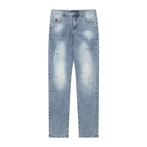 Louis Vuitton Luxury Brand Women Mens Pant Jeans   