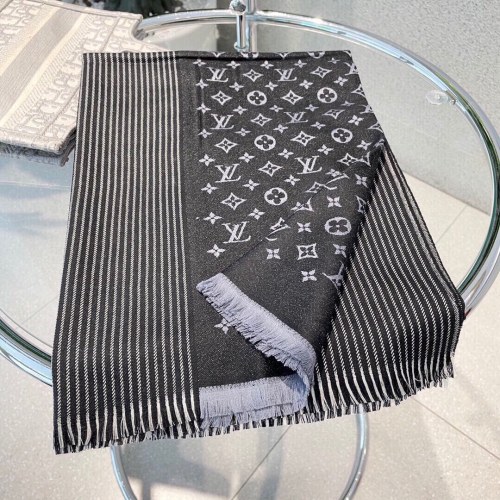 Louis Vuitton Scarves Men Womens Fashion Scarf with Original Box   