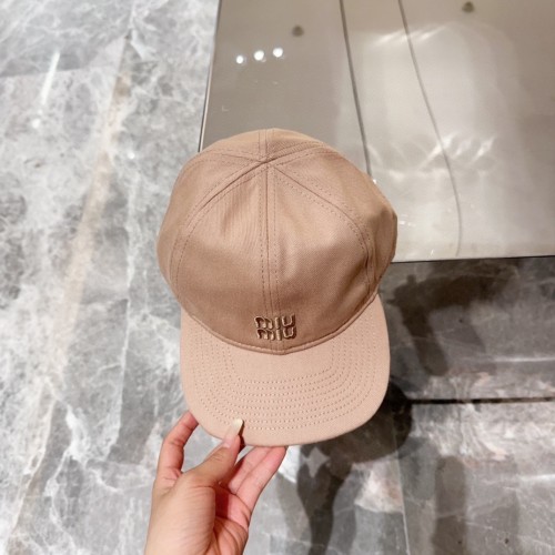 Miumiu Womens Cap Baseball Hat Luxury Brand with Original Box  