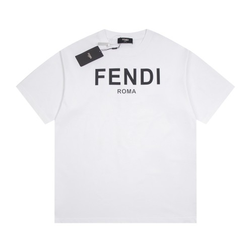 Fendi Luxury Brand Women Mens Short Sleeve T-Shirt   