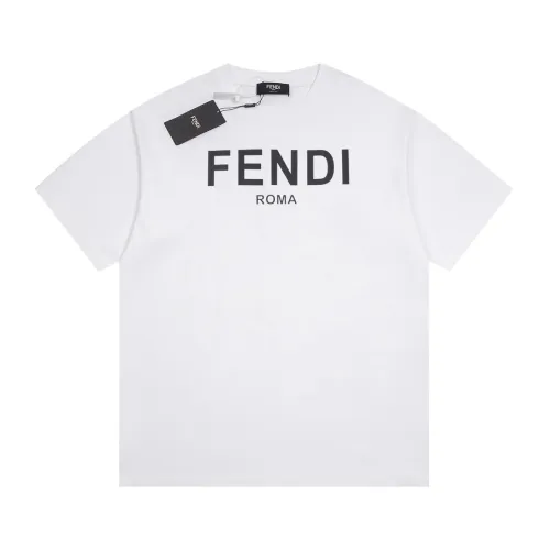 Fendi Luxury Brand Women Mens Short Sleeve T-Shirt   