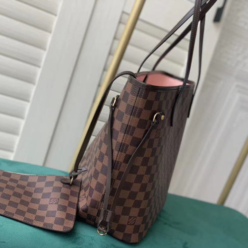 Louis Vuitton Womens Bags Handbags Luxury Brand Fashion Type NEVERFULL MM Damier Ebene N41359