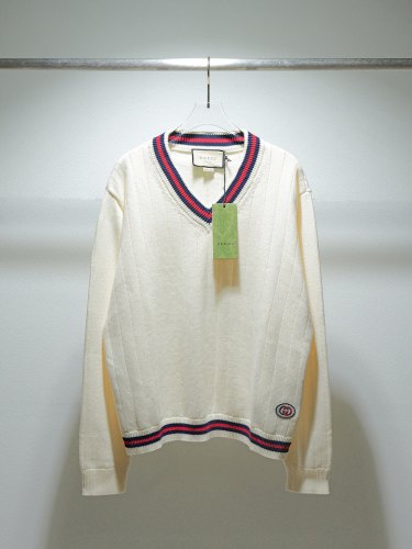 Gucci Men Womens Knit Sweater Luxury Brand Womens Knitwear Top Quality   