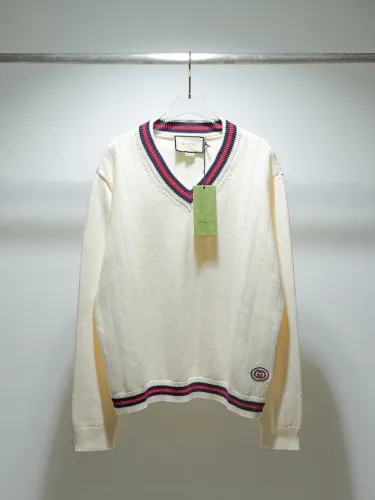 Gucci Men Womens Knit Sweater Luxury Brand Womens Knitwear Top Quality   