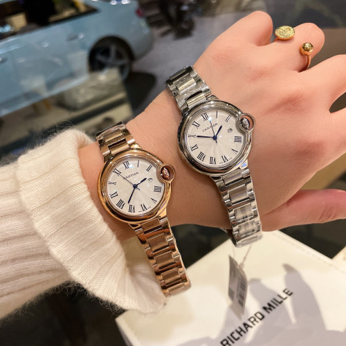 Cartier Womens Watch Luxury Brand Design Fashion Type with Original Box