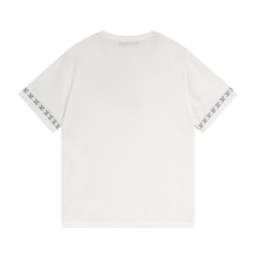 Louis Vuitton Luxury Brand Men Womens Short Sleeve T-Shirt Short-Sleeved Cotton Crewneck 1AFQSE   