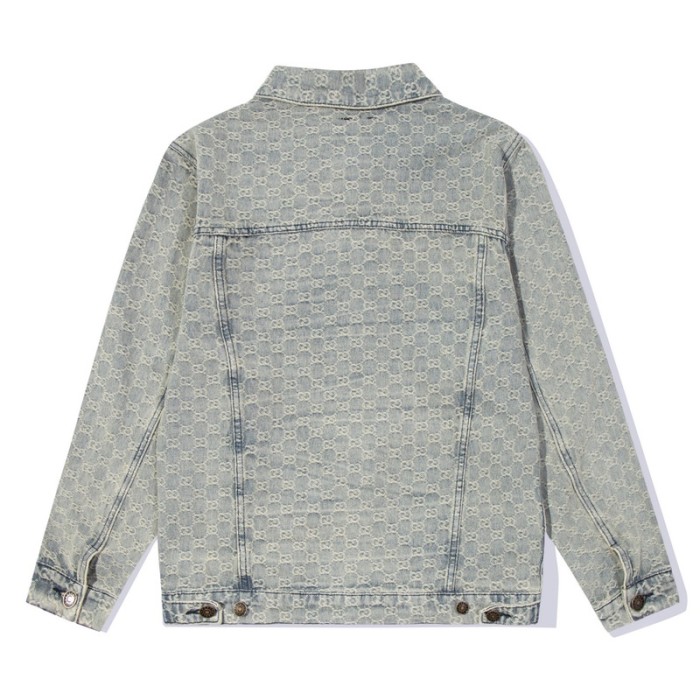 Gucci Men Womens Jackets Coat Luxury Brand Mens Denim Jacket Top Quality   