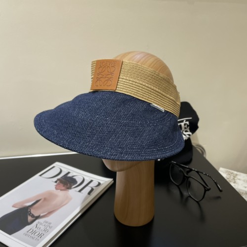 Loewe Womens Visor Hat Luxury Brand Design Loewe Hats with Original Box  