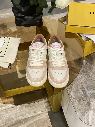 Fendi Mens Shoes Fashion Sneakers Luxury Brand Casual Fendi Trainer Sneakers Match Basse Shoes for Men with Original Box