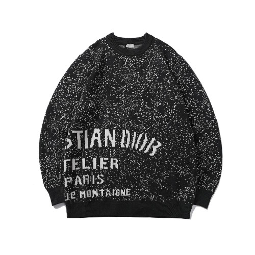 Dior Men Womens Sweater Luxury Brand Mens Knitwear Top Quality