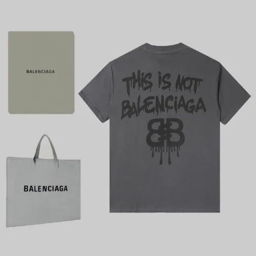 Balenciaga Luxury Brand Women Mens Short Sleeve T-Shirt   