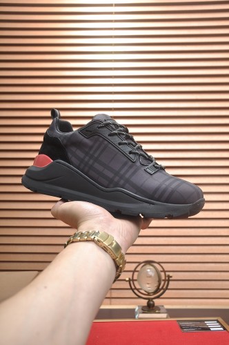 Burberry Men Shoes Fashion Sneakers Luxury Brand Vintage Cotton Sneaker with Original Box Whatsapp 