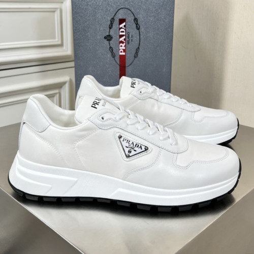 Prada Mens Shoes Casual Luxury Brand Breathable Sneakers with Original Box