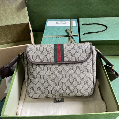 Gucci Mens Bags Shoulder Bag Luxury Brand Gucci Ophidia medium messenger bag 761741 FACJQ 9741  