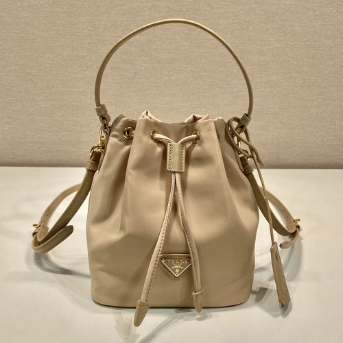 Prada Womens Shoulder Bags Luxury Brand Black Saffiano leather mini-pouch with Original Box 1BE067_RV44_F0134_V_WOM  