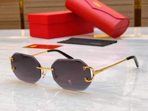 Cartier Sunglasses Luxury Brand Men Womens Sunglasses with Original Box  CT0091O