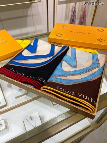 Louis Vuitton Scarves Womens Fashion Scarf with Original Box   