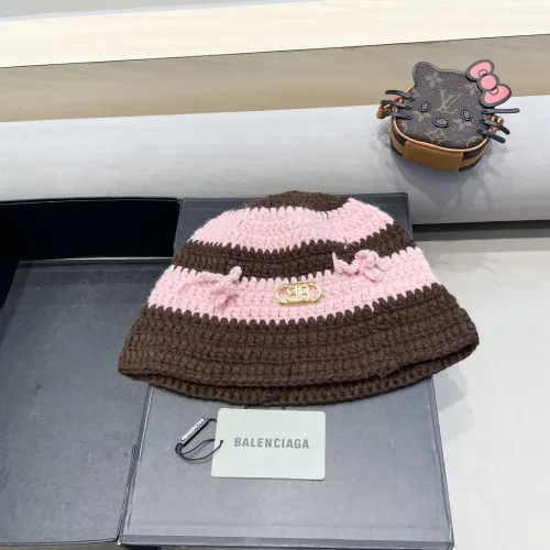 Balenciaga Womens Hats Luxury Brand Design Balenciaga Knit Bucket Hat with Original Box  