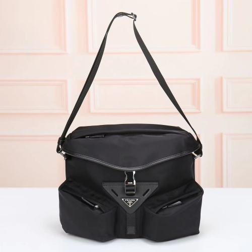 Prada Womens Shoulder Bags Luxury Brand with Re-Nylon shoulder bag Original Box  